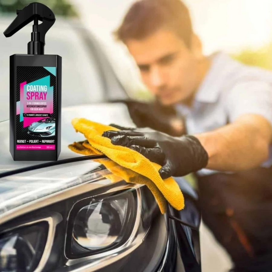 Coating Spray and Foam Car Cleaner 200ml (Combo)