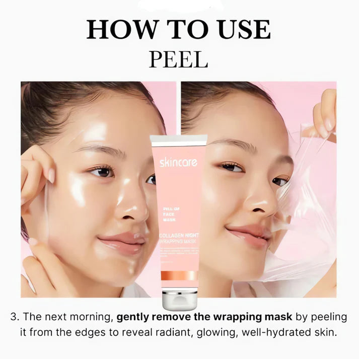 Collagen Night Wrapping Peel Off Mask Pack of 2