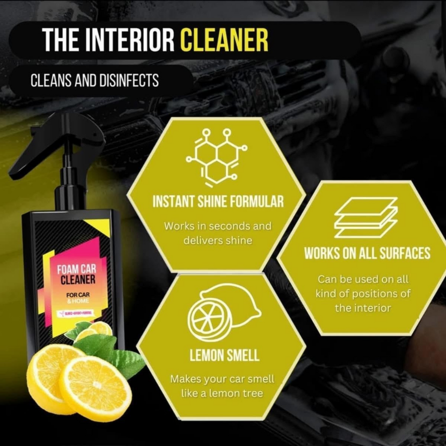 Coating Spray and Foam Car Cleaner 200ml (Combo)