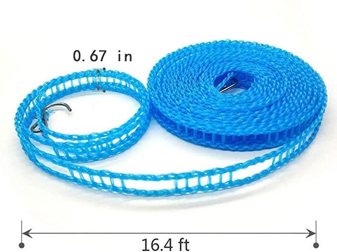 Rope-Portable Adjustable Dryer Line Windproof Non-Slip ( Pack of 1)