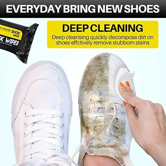 Natural Sneaker & Shoe Cleaner Wipes - 1 Packs of 80