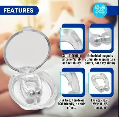Anti Snoring Nose Clip Device for Men Women (Nose Clip) - Pack of 1 , 2