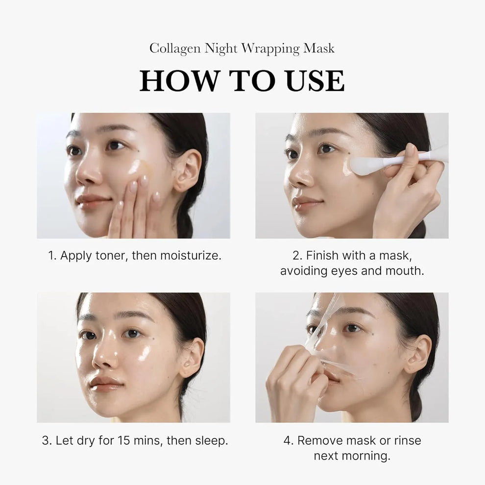 Collagen Night Wrapping Peel Off Mask Pack of 2