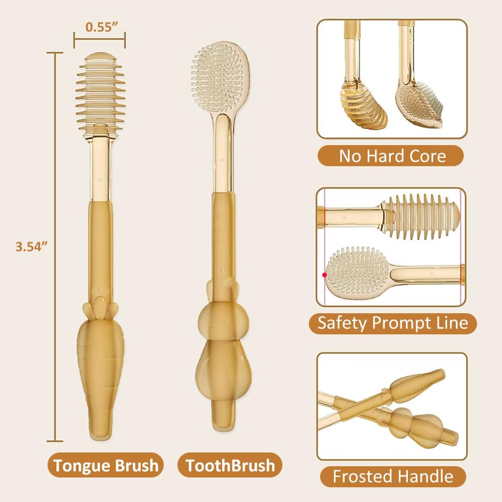 Soft Silicone Bristle Oral Care Toothbrush For Baby