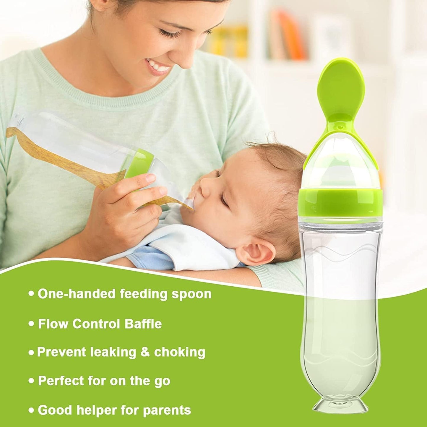 Premium Baby Food Squeeze Feeder Spoon