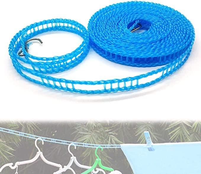 Rope-Portable Adjustable Dryer Line Windproof Non-Slip ( Pack of 1)