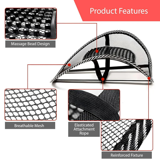 Car Back Seat Supporter Lumbar Chair