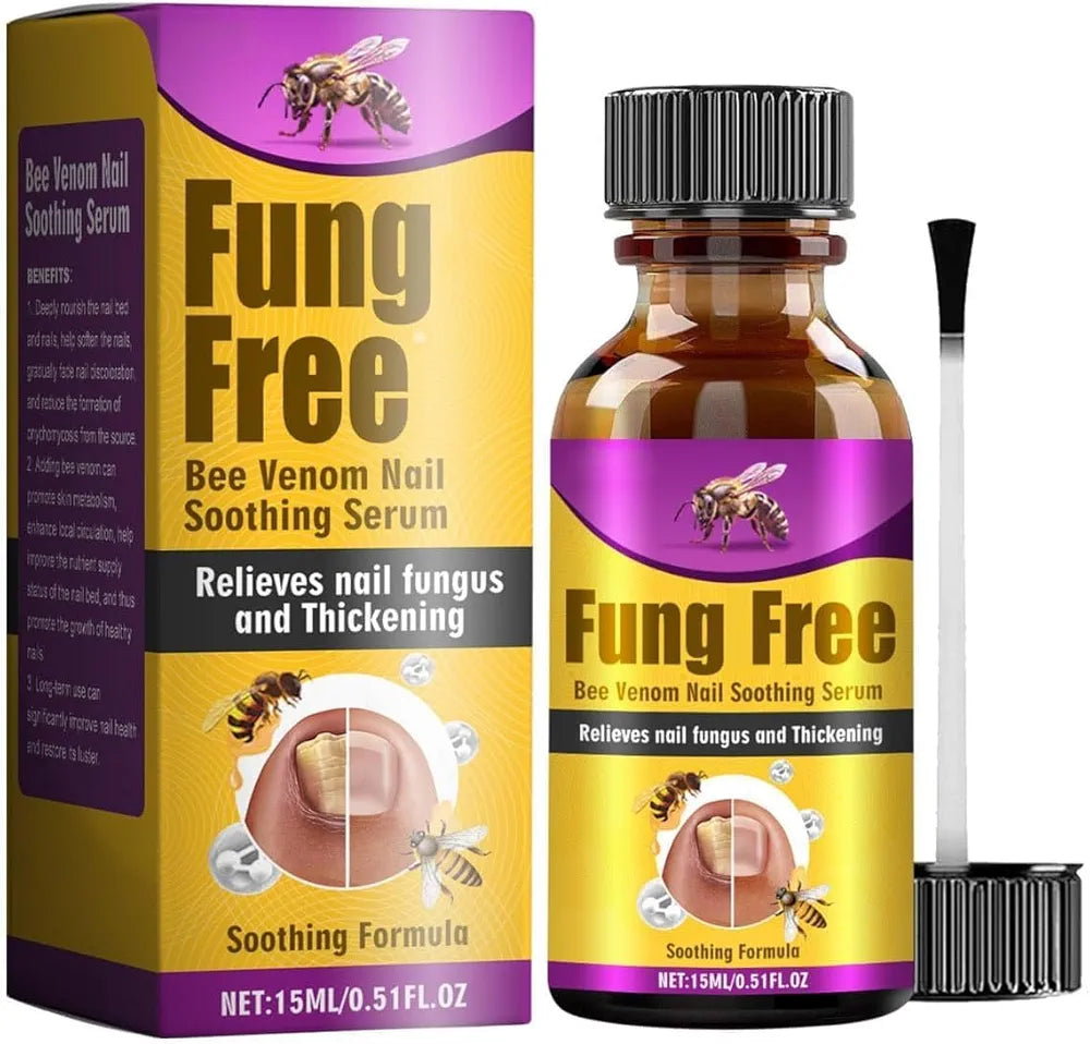 Fungi Free Bee Venom Nail Treatment Solution Serum (15ml) Buy 1 Get 1 Free