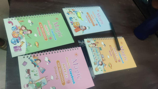 Kids Practice Book Tracing Book for Preschoolers with Pen. ( pack of 1)