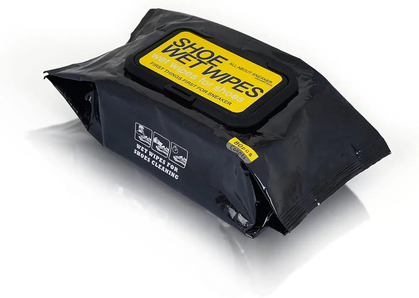 Natural Sneaker & Shoe Cleaner Wipes - 1 Packs of 80