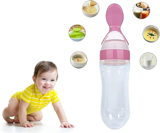 Premium Baby Food Squeeze Feeder Spoon