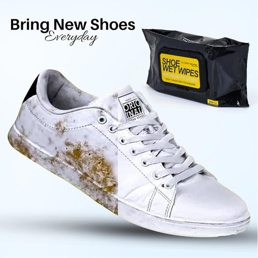 Natural Sneaker & Shoe Cleaner Wipes - 1 Packs of 80