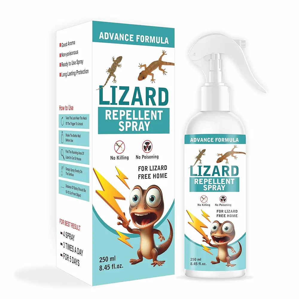 Lizard Repellent for Home Spray Pest Control 250ML (Pack of 2)