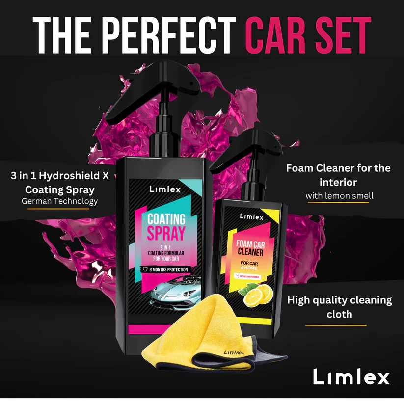 Coating Spray and Foam Car Cleaner 200ml (Combo)